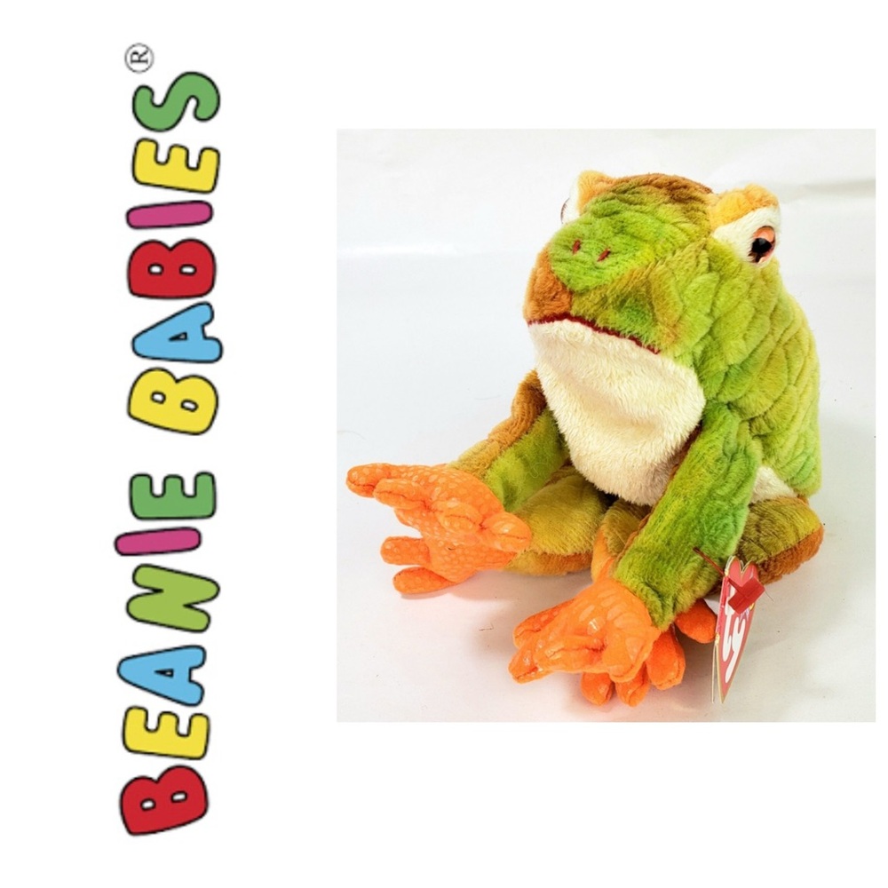 RETIRED NWT Beanie Babies Prince the Frog, 2000